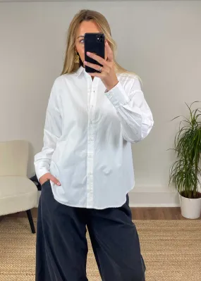 Annie Relaxed Fit Shirt in White