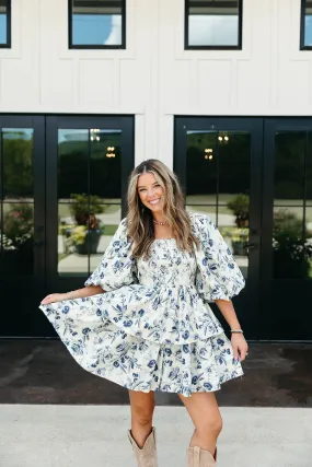 Ashlyn Mini Dress - Navy