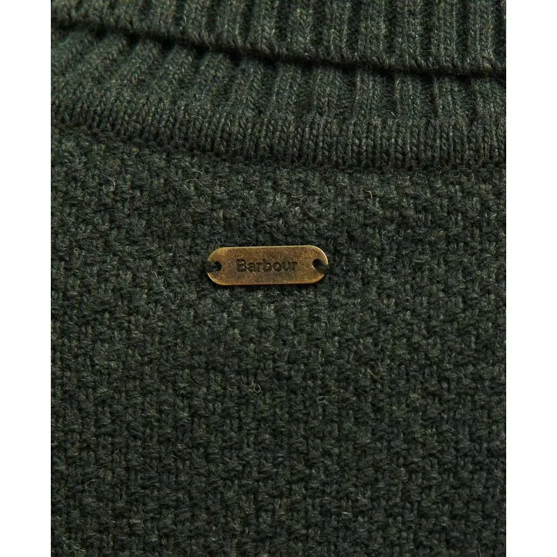 Barbour Burne Ladies Knit Cape - Olive