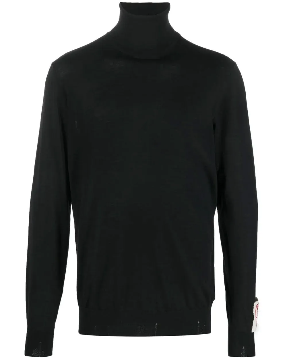 Black Wool Turtleneck Sweater