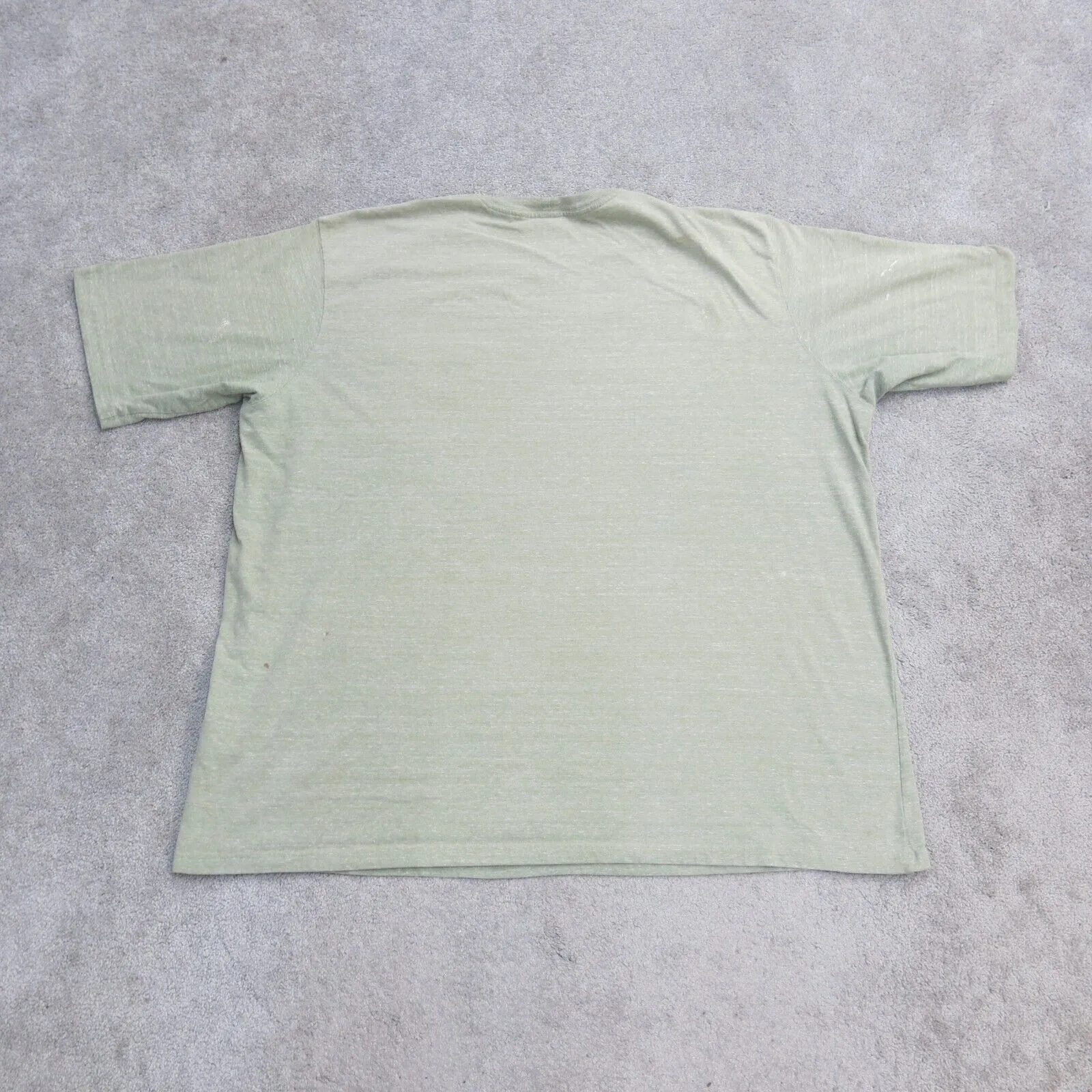 Carhartt Shirt Mens 4XL Green Short Sleeve Casual Tee Outdoors Loose Fit Pocket