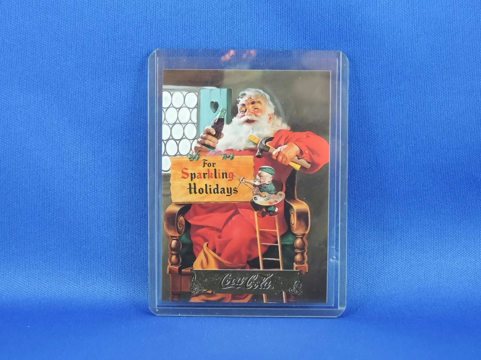 Coca-Cola Memorabilia - GTF - 1993 - Coca-Cola Collector Card - Foil - Santa 1956 - S-6