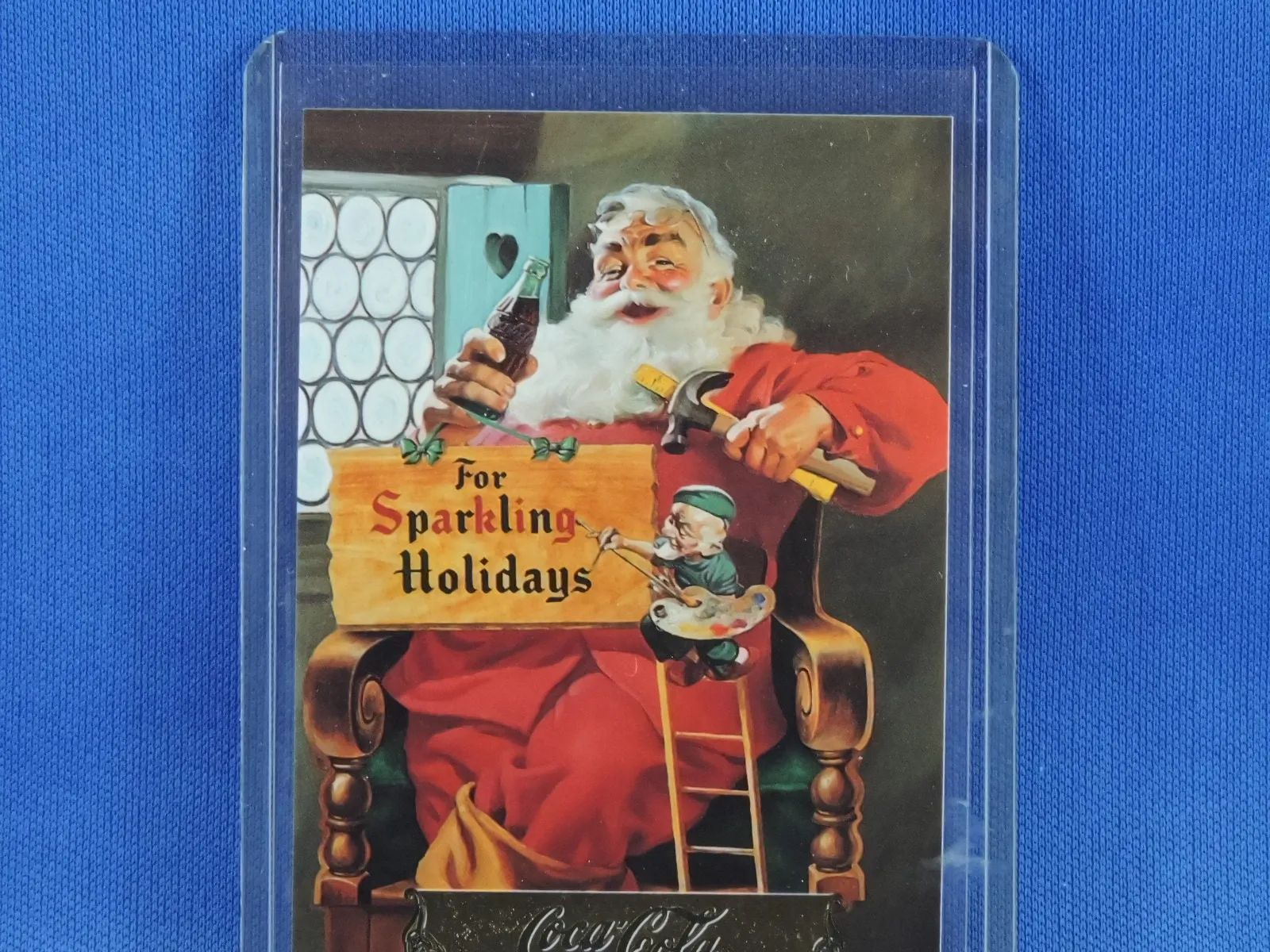 Coca-Cola Memorabilia - GTF - 1993 - Coca-Cola Collector Card - Foil - Santa 1956 - S-6