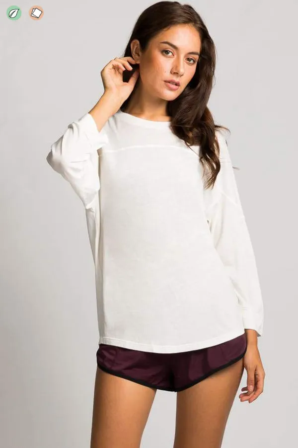 Crop Sleeve Layer Top