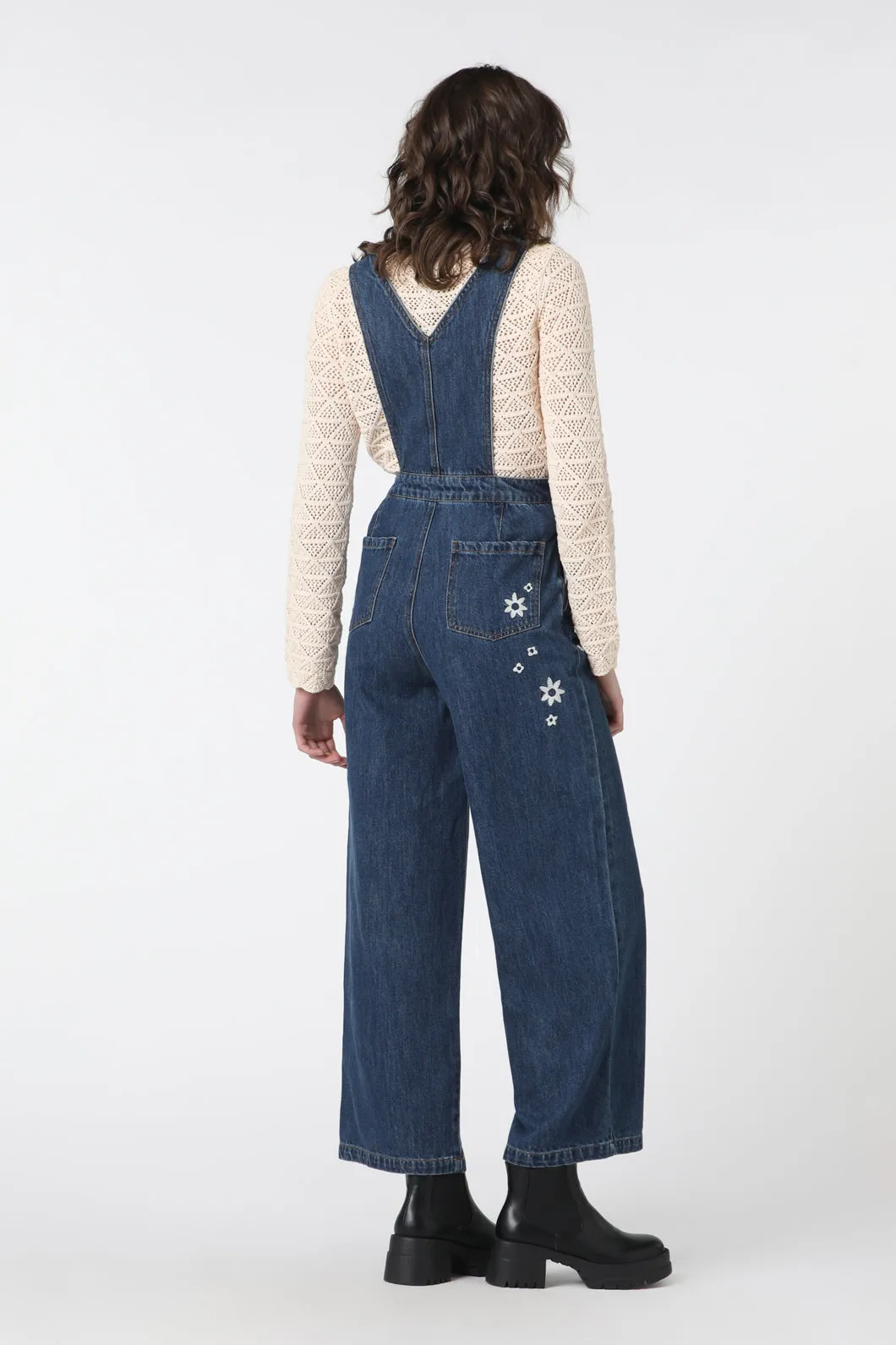 Daisy Days Embroidered Overall