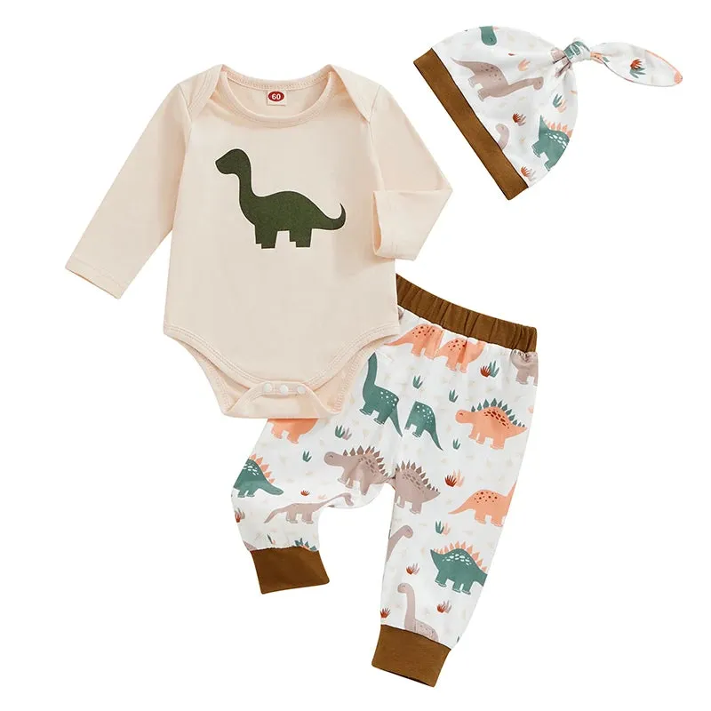 DINOSAUR LAND Outfit with Beanie