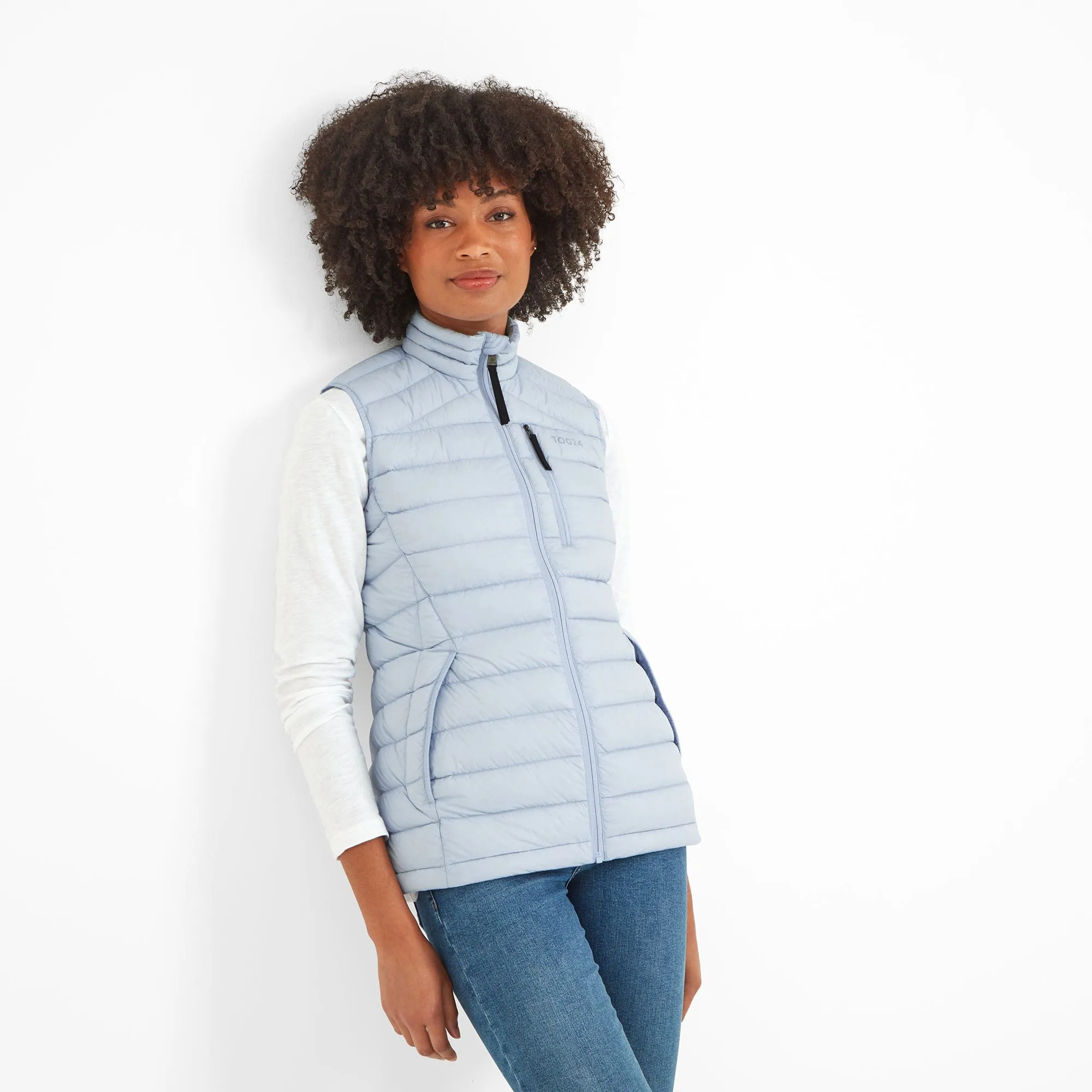 Drax Womens Down Gilet - Ice Blue