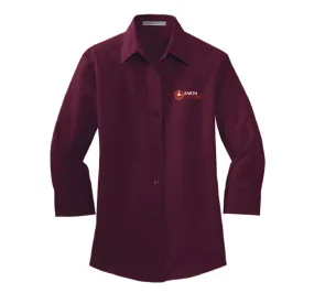 Earth Systems - Ladies 3/4 Sleeve Easy Care Shirt