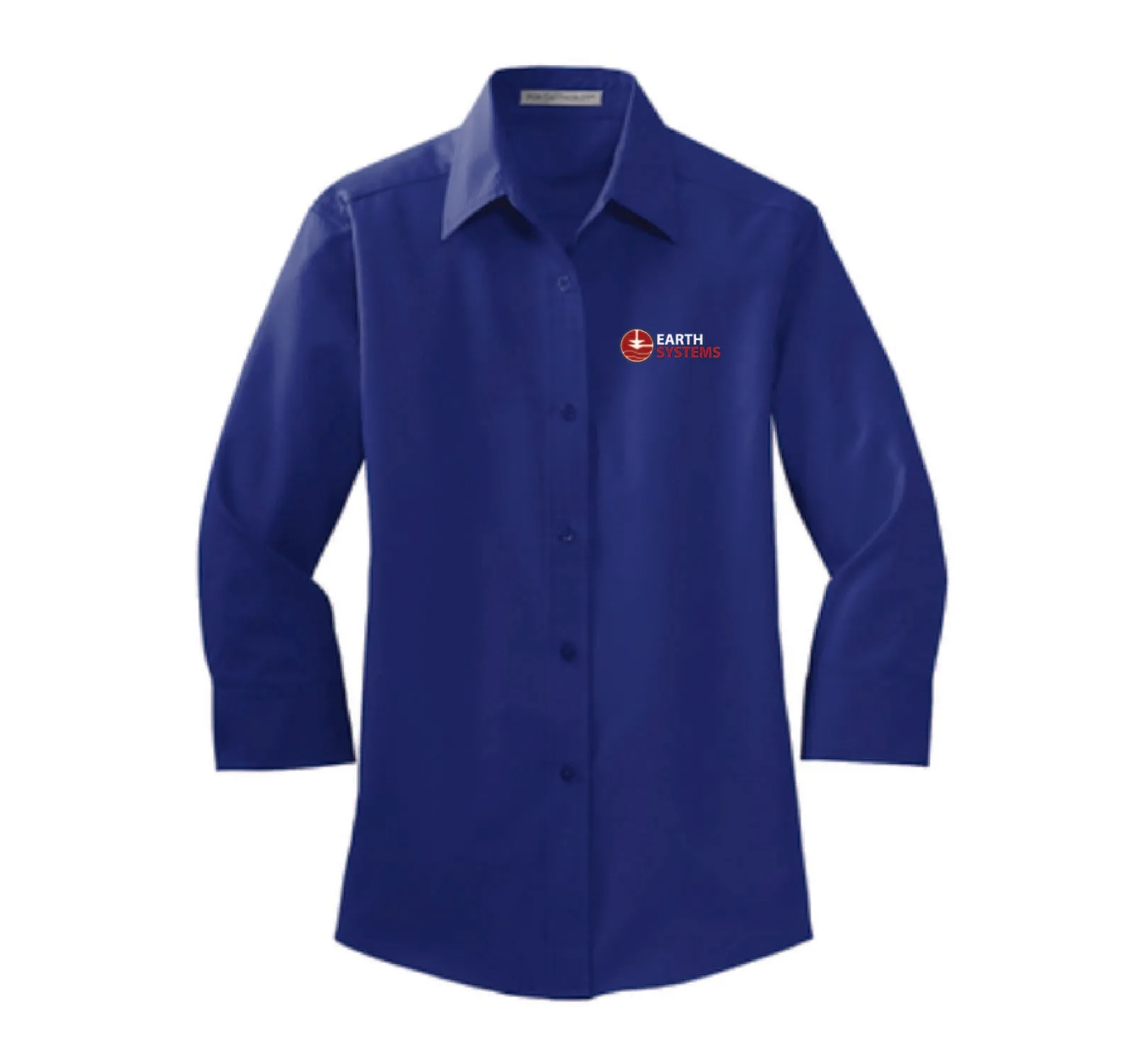 Earth Systems - Ladies 3/4 Sleeve Easy Care Shirt