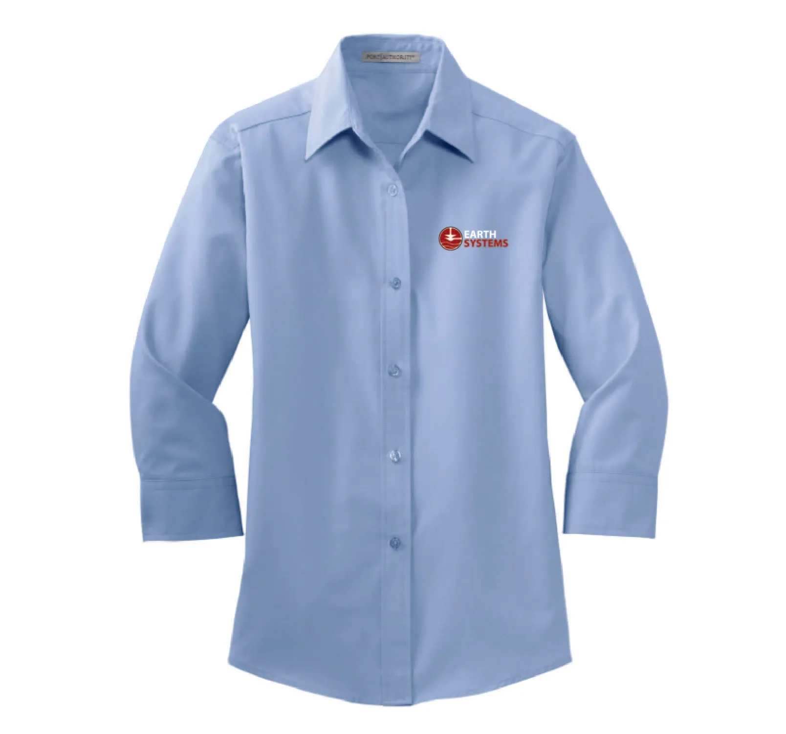 Earth Systems - Ladies 3/4 Sleeve Easy Care Shirt