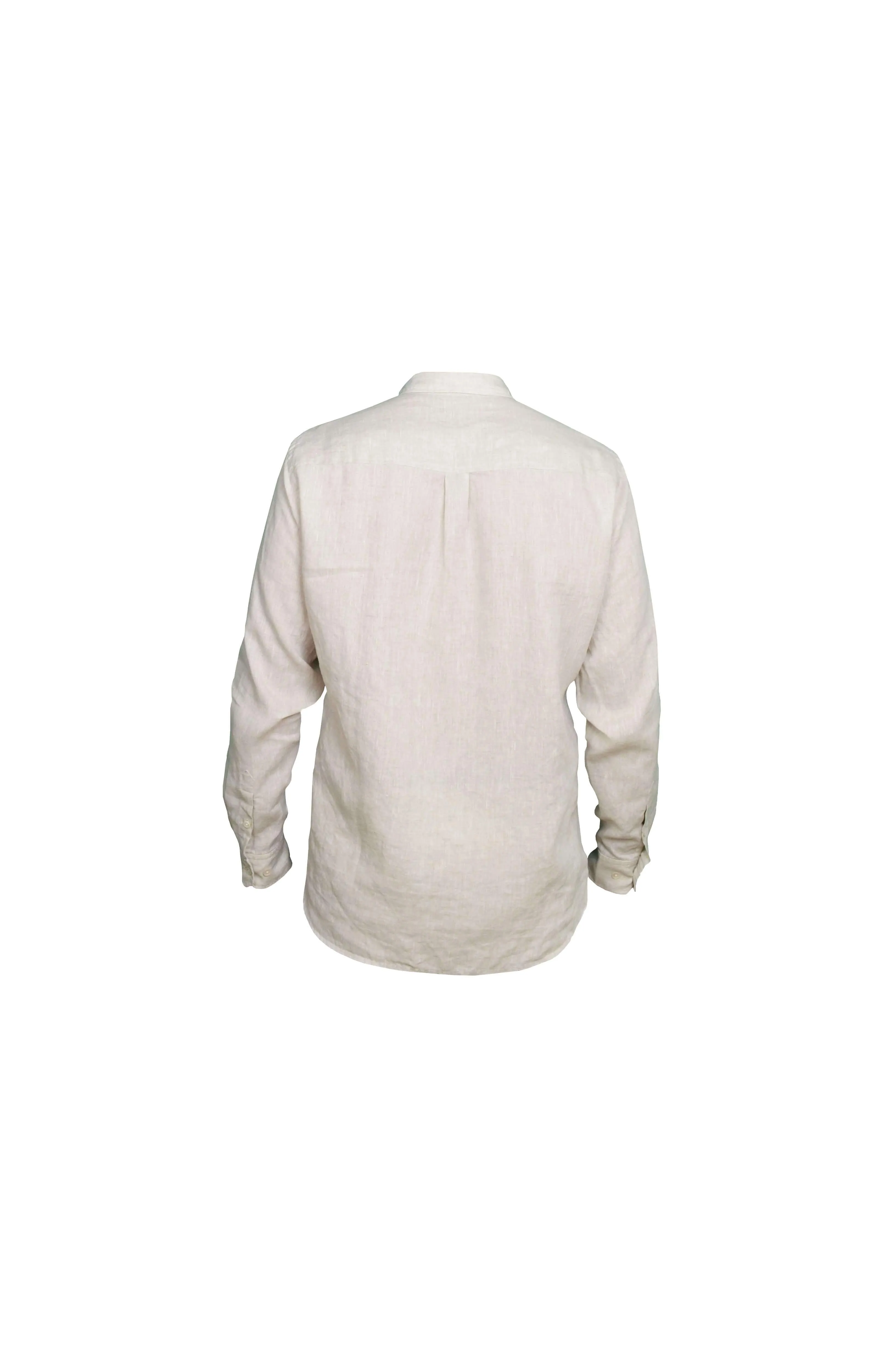 Faros Natural Linen Shirt - Finest Italian Linen