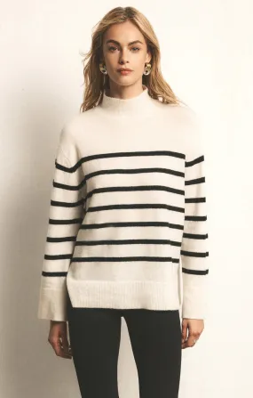 Fin Striped Sweater - Sea Salt