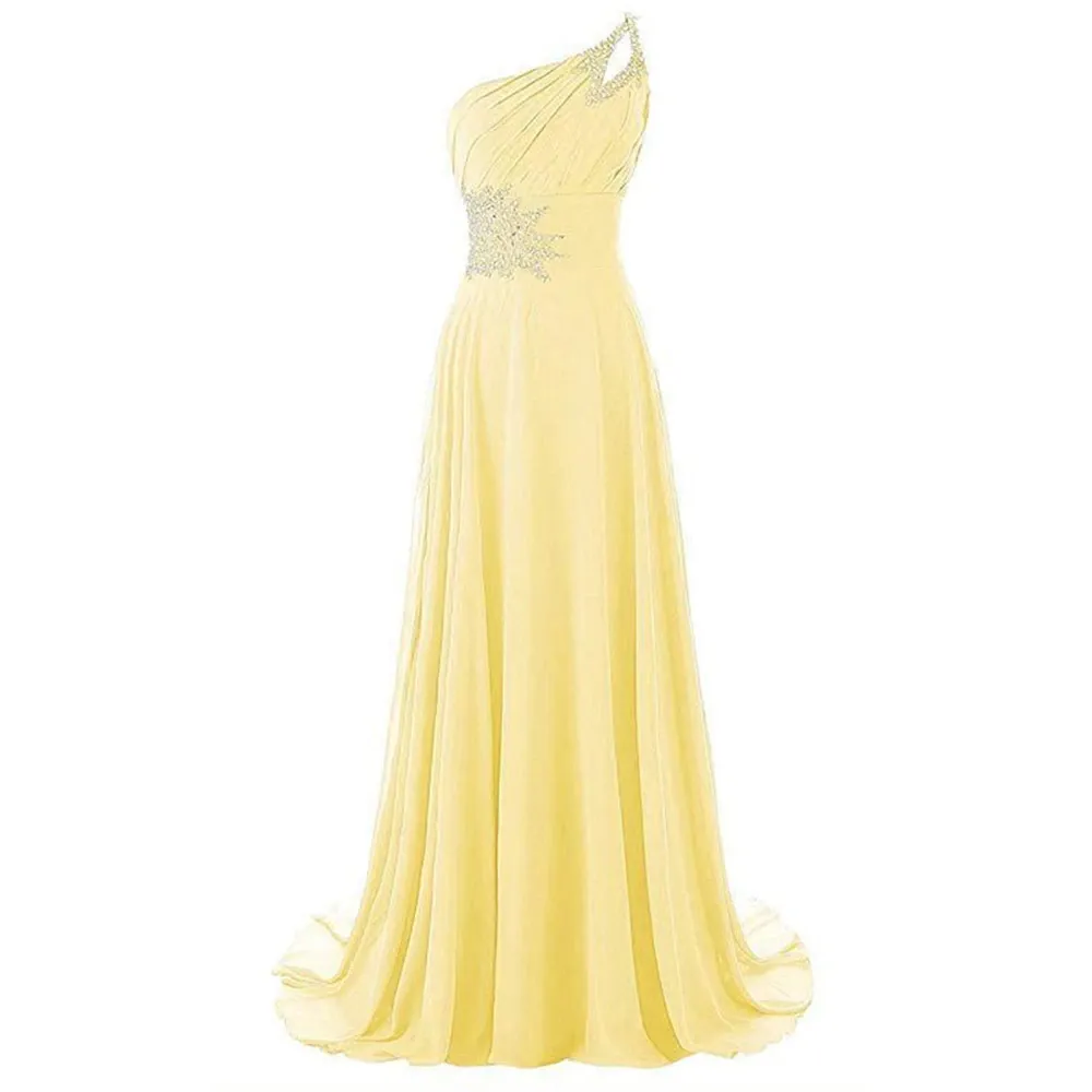 Funki Buys | Dresses | Women's Long Chiffon Evening Dress