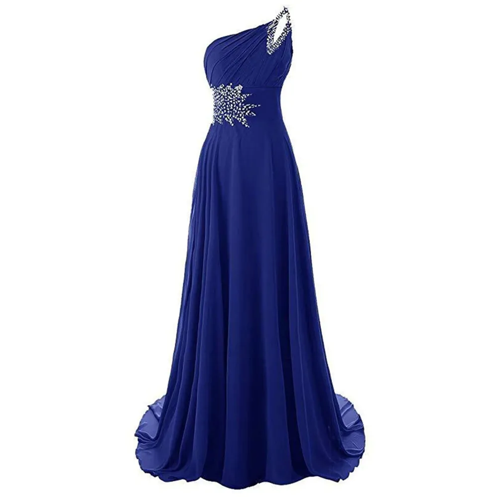 Funki Buys | Dresses | Women's Long Chiffon Evening Dress