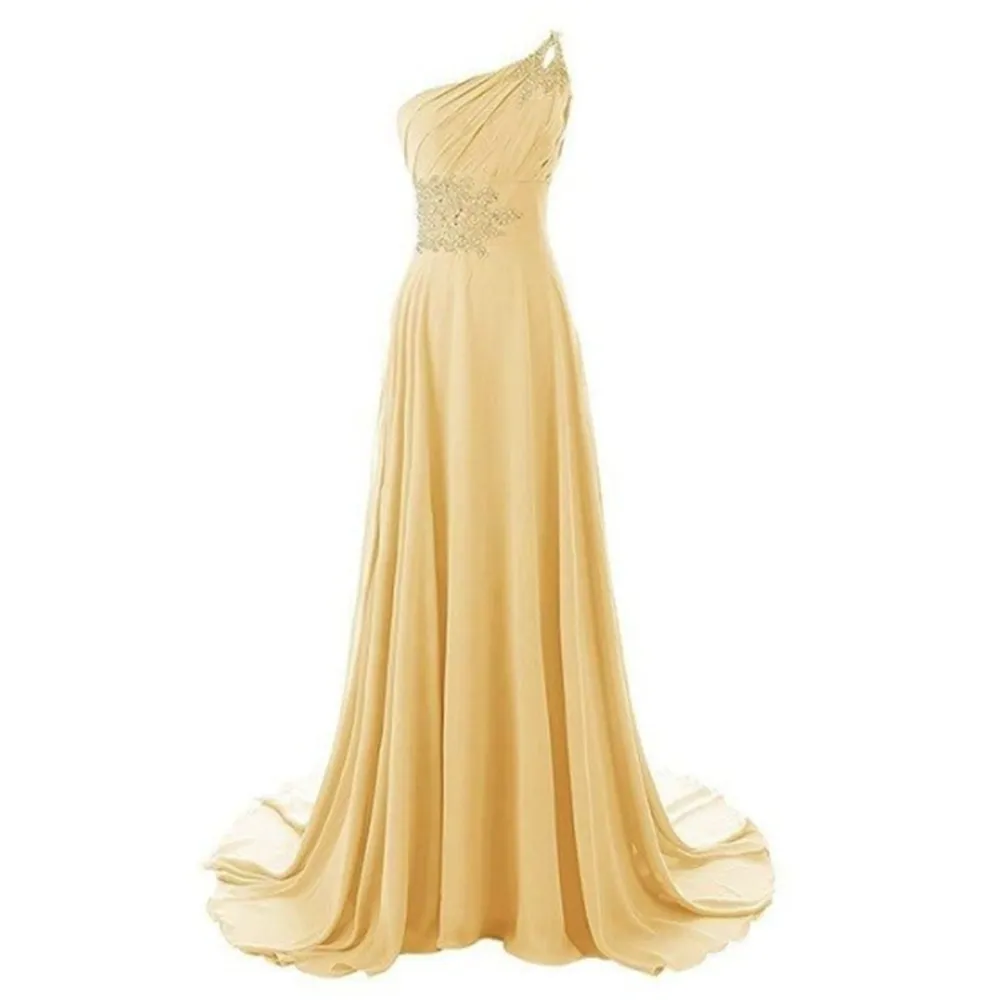 Funki Buys | Dresses | Women's Long Chiffon Evening Dress