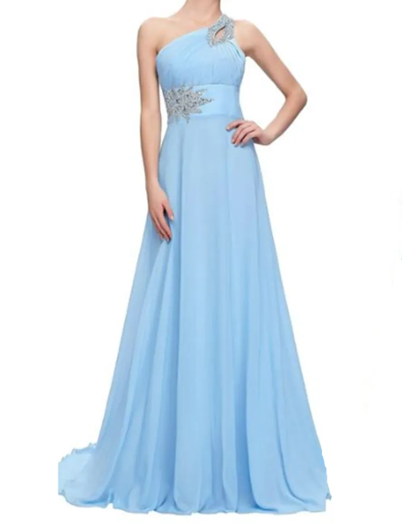 Funki Buys | Dresses | Women's Long Chiffon Evening Dress