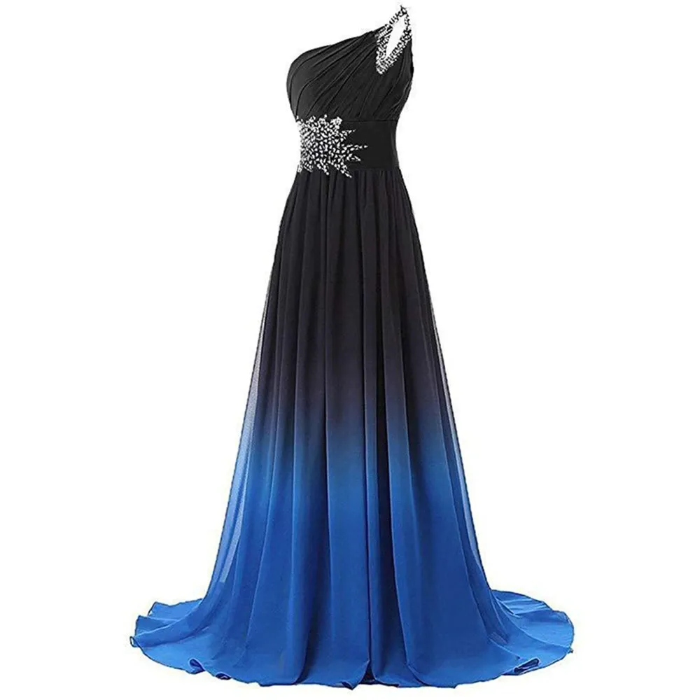 Funki Buys | Dresses | Women's Long Chiffon Evening Dress