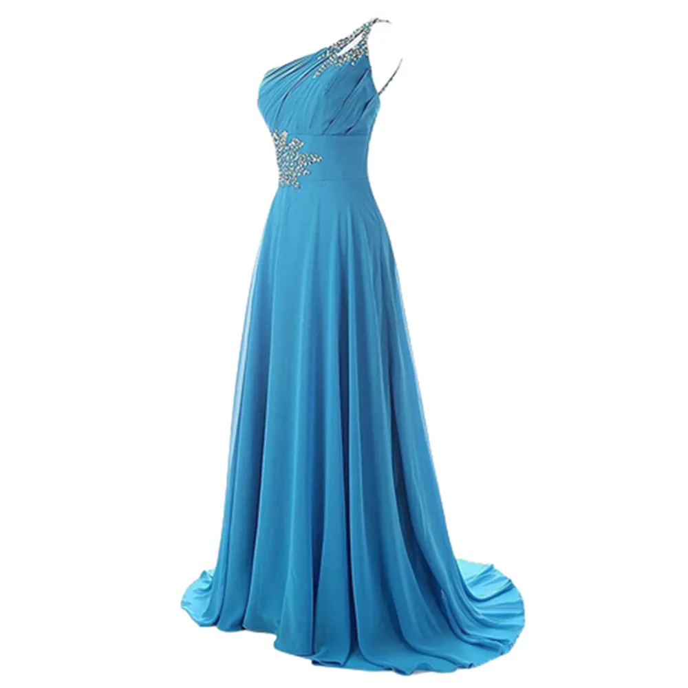 Funki Buys | Dresses | Women's Long Chiffon Evening Dress