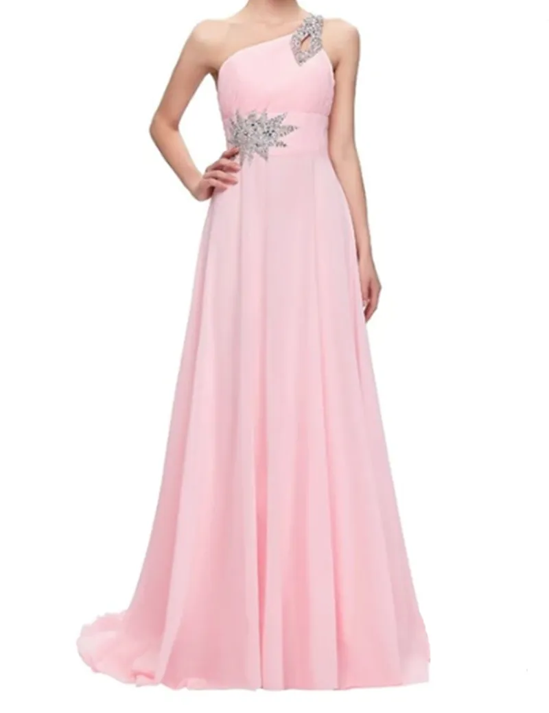 Funki Buys | Dresses | Women's Long Chiffon Evening Dress