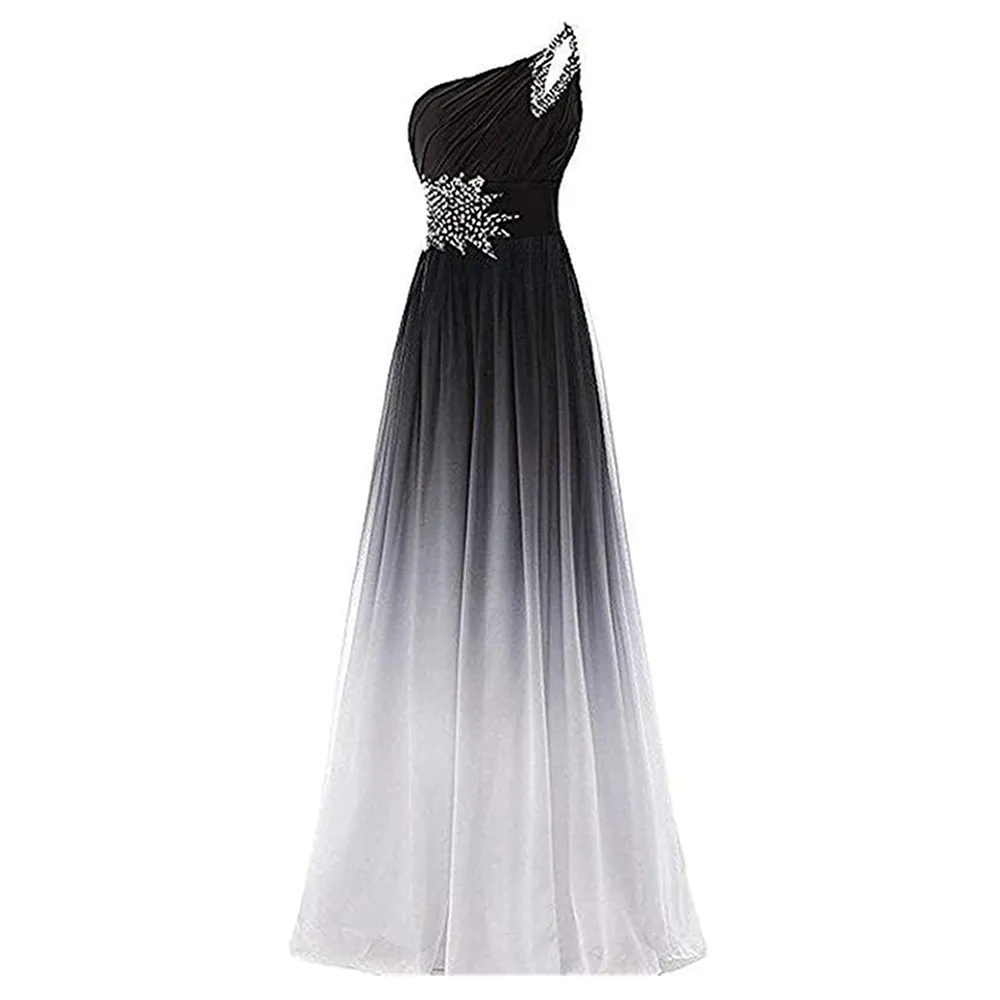 Funki Buys | Dresses | Women's Long Chiffon Evening Dress