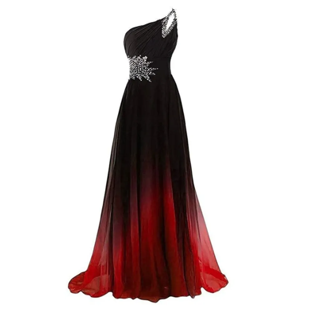 Funki Buys | Dresses | Women's Long Chiffon Evening Dress