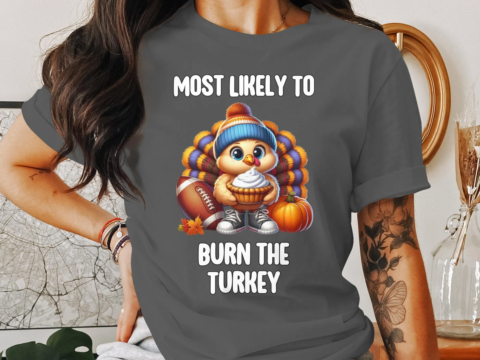 Funny Thanksgiving Shirt, Turkey Burn The Turkey Shirt, Thanksgiving Humor Shirt, Cute Turkey Shirt, Fall Holiday Shirt, Gift Idea