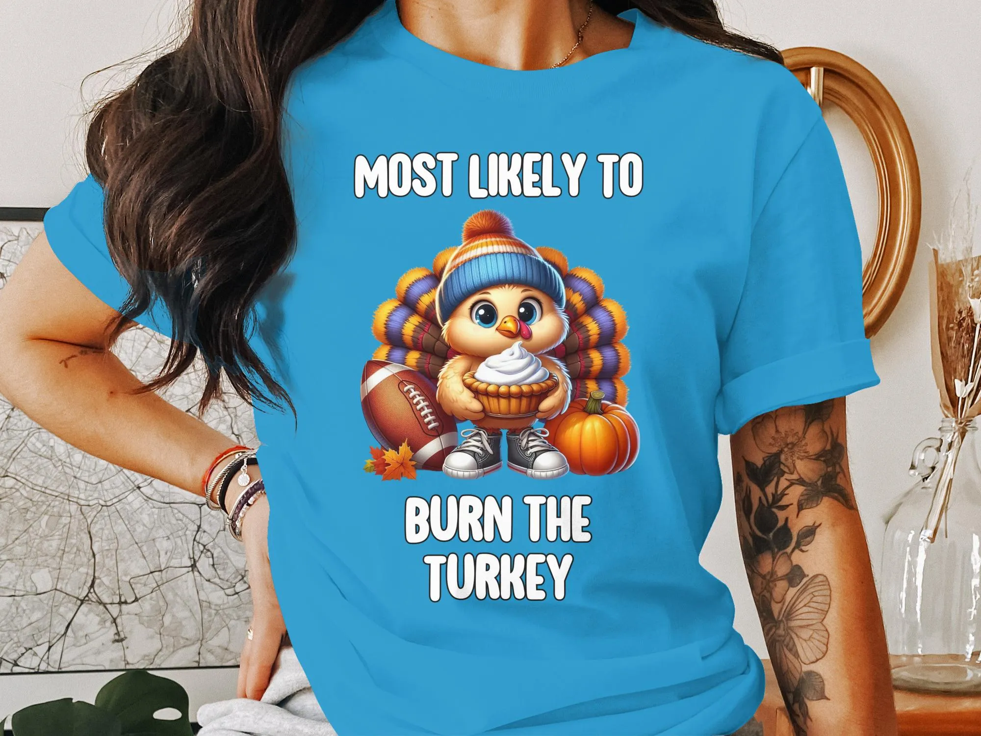 Funny Thanksgiving Shirt, Turkey Burn The Turkey Shirt, Thanksgiving Humor Shirt, Cute Turkey Shirt, Fall Holiday Shirt, Gift Idea