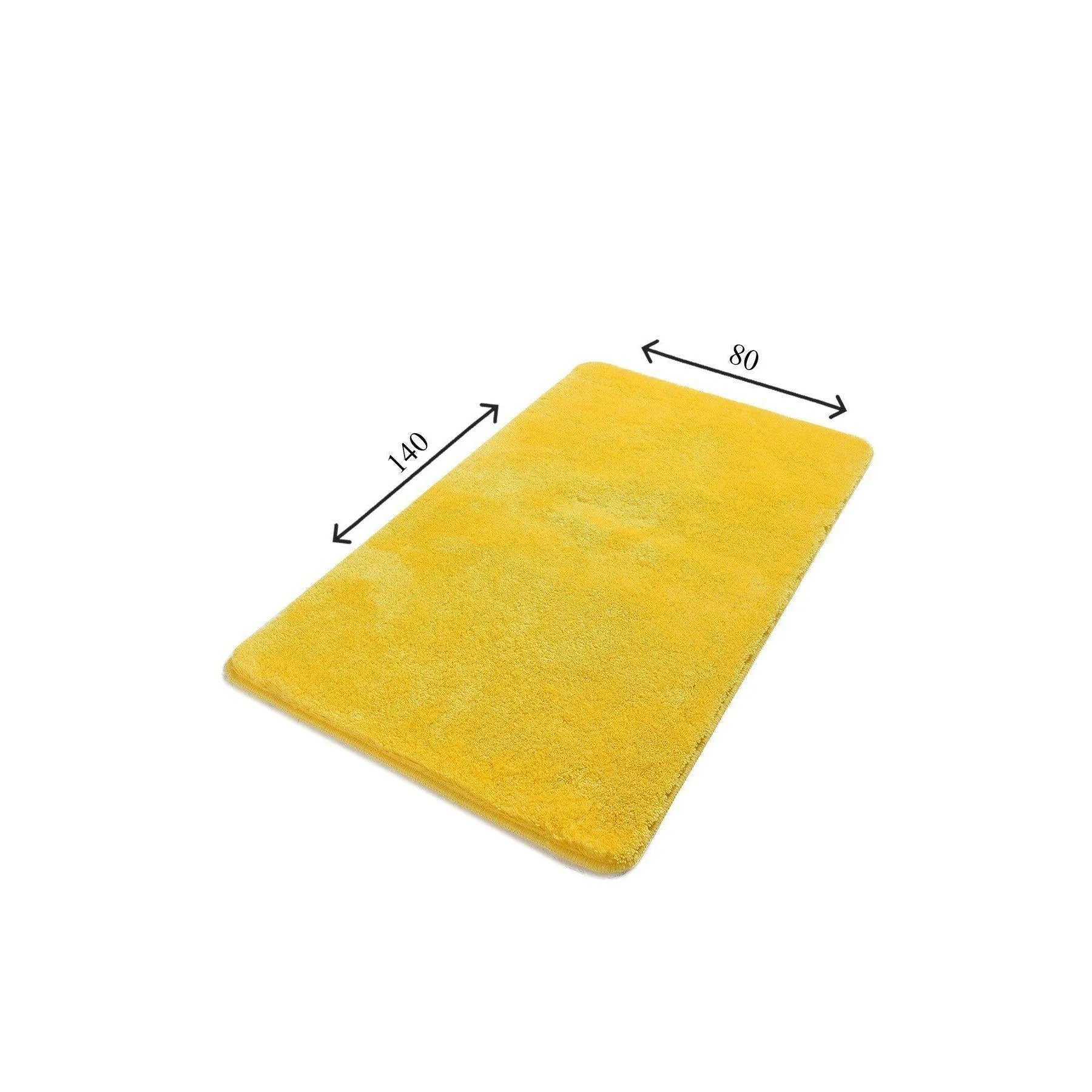 Hawaiian - Yellow (80 x 140)  Bath Mat