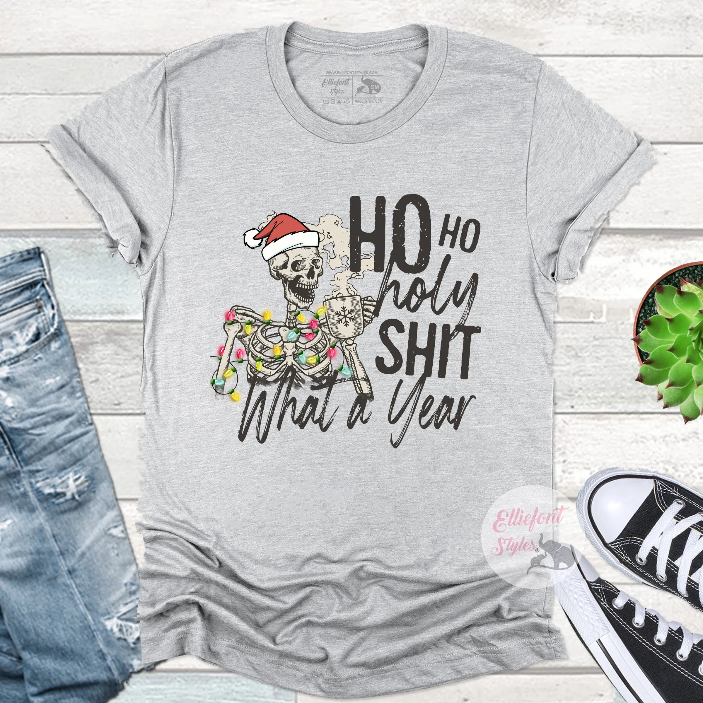 Ho Ho Holy Shit What A Year Christmas Shirt