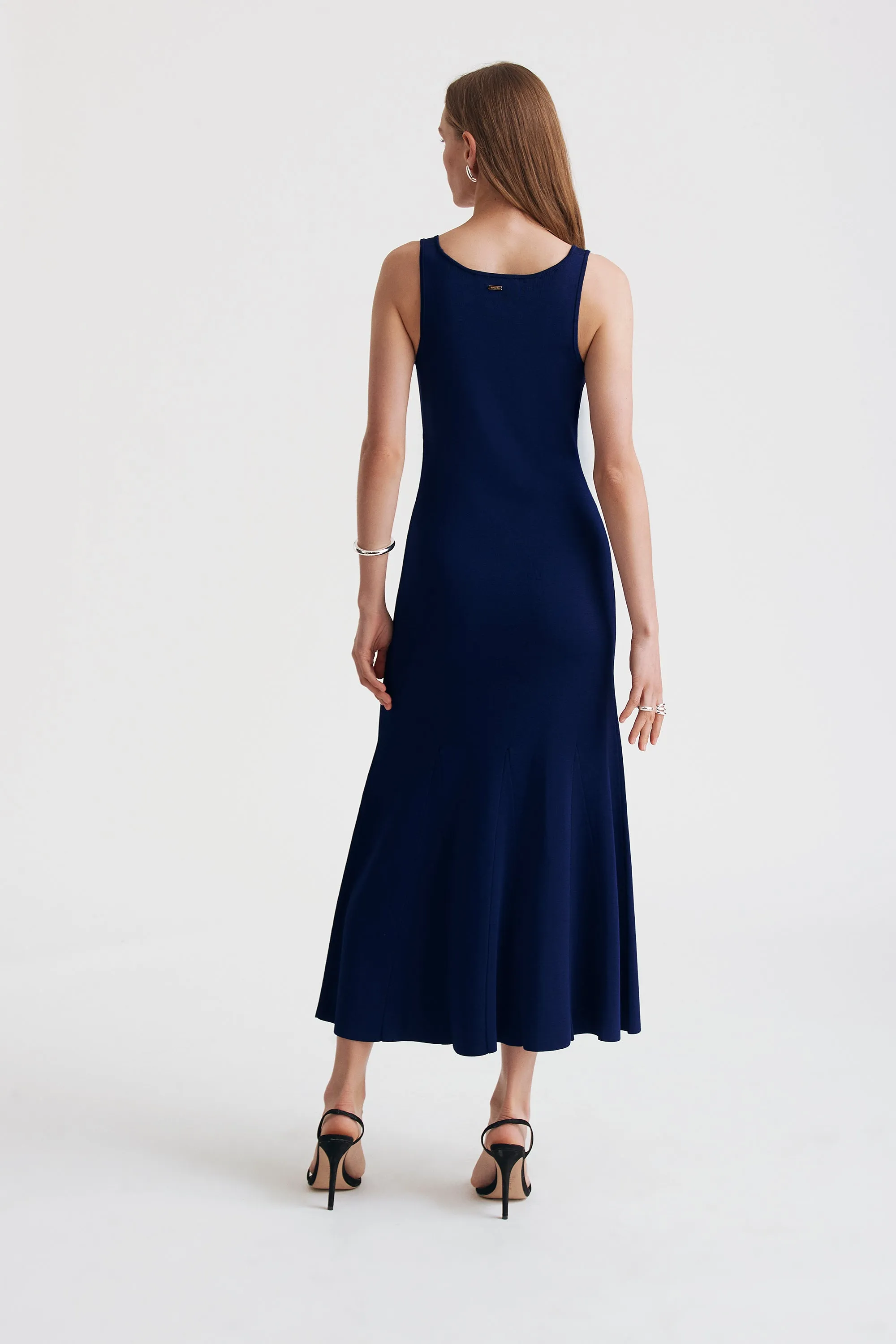 Jacqueline Tie Front Midi Dress