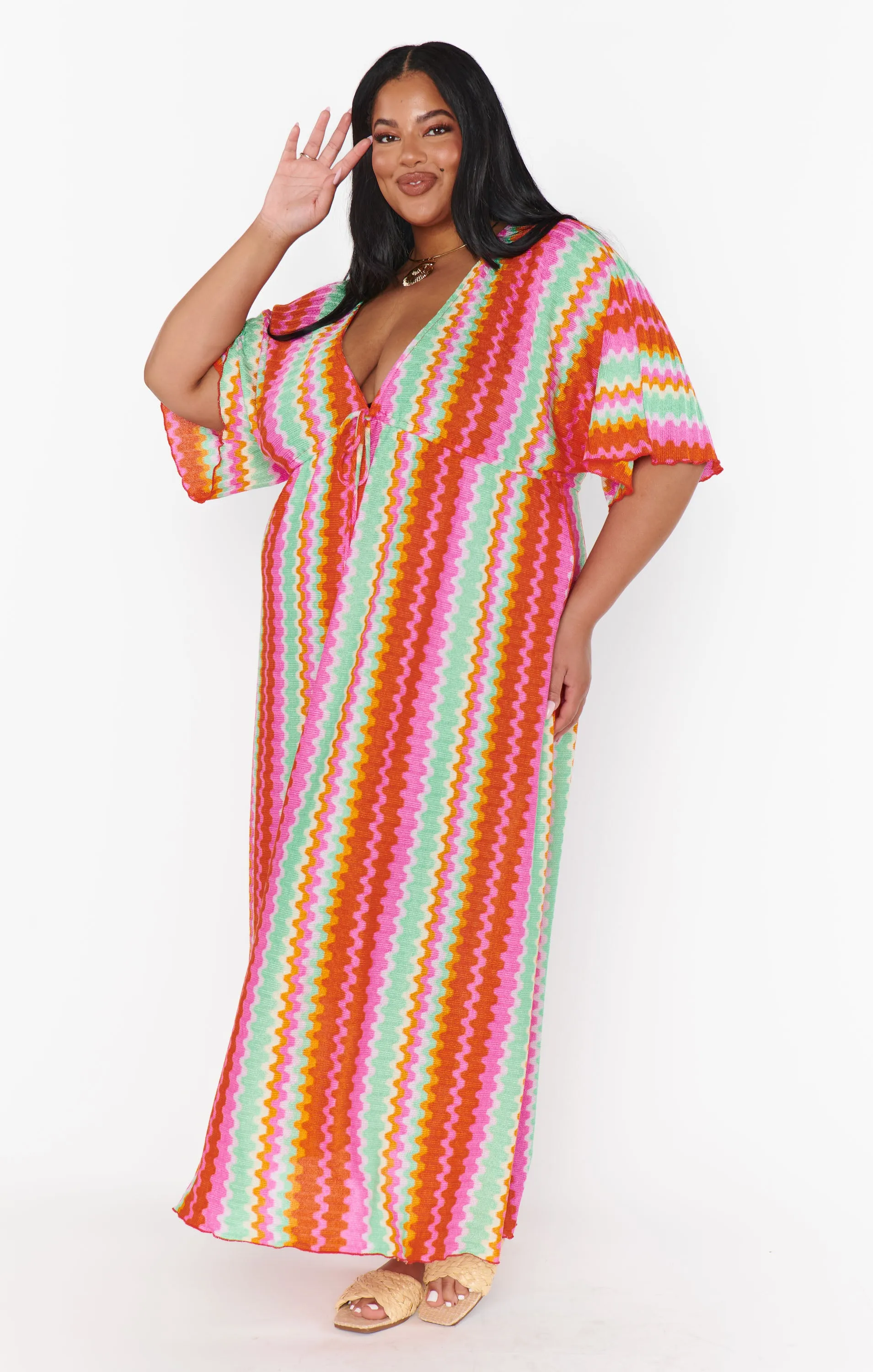 Kenzie Maxi Dress ~ Cabo Groovy Knit