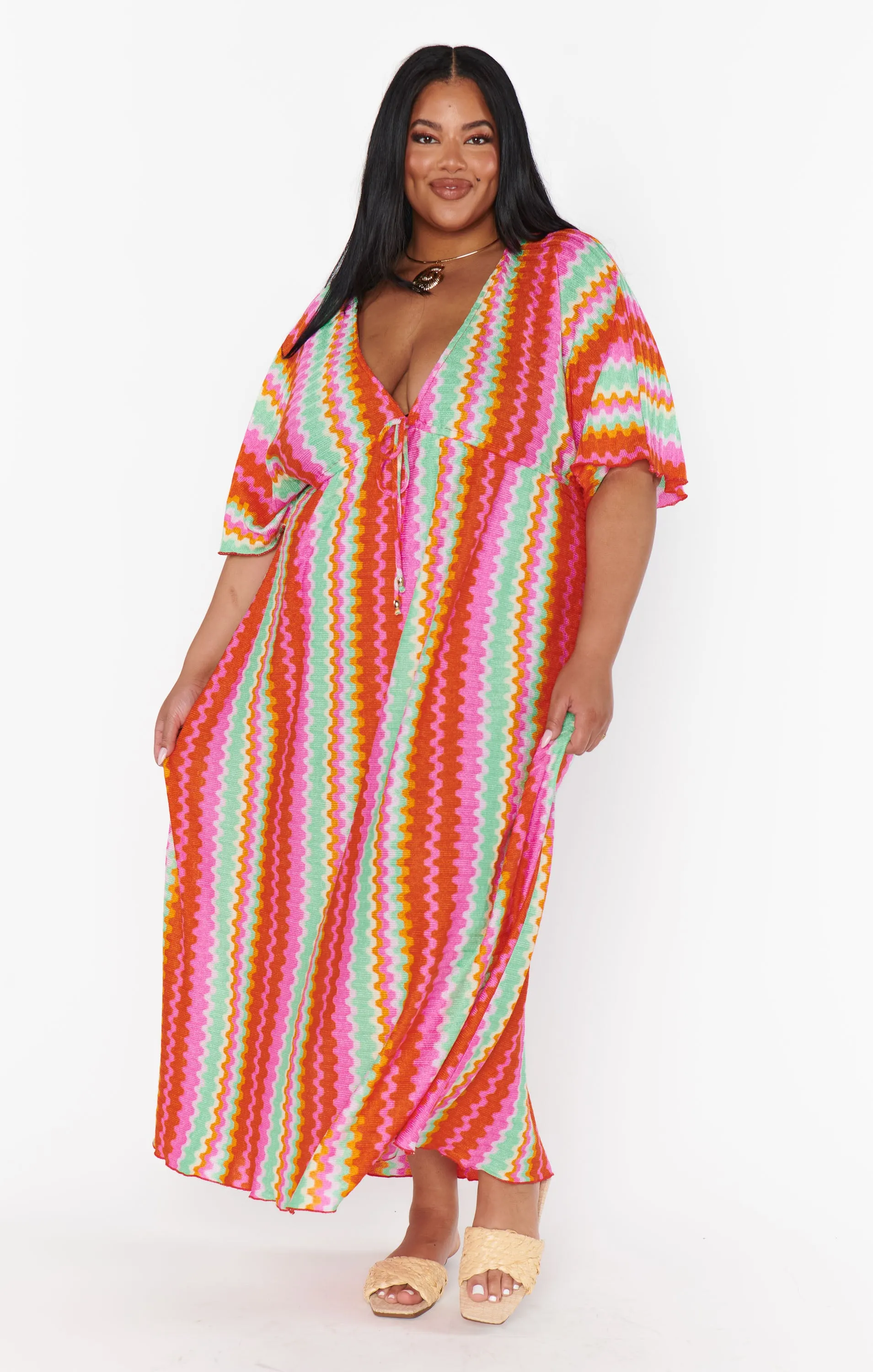 Kenzie Maxi Dress ~ Cabo Groovy Knit