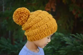 Knit Kit - Basket Weave Slouch Beanie