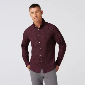 Leeward Dress Shirt - Wine Clover