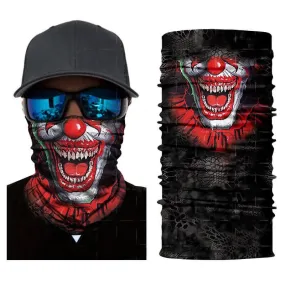 Magic Scarf-Balaclava for Neck / Ghost Skull Face Cover / Biker Bandanas Headwear #11