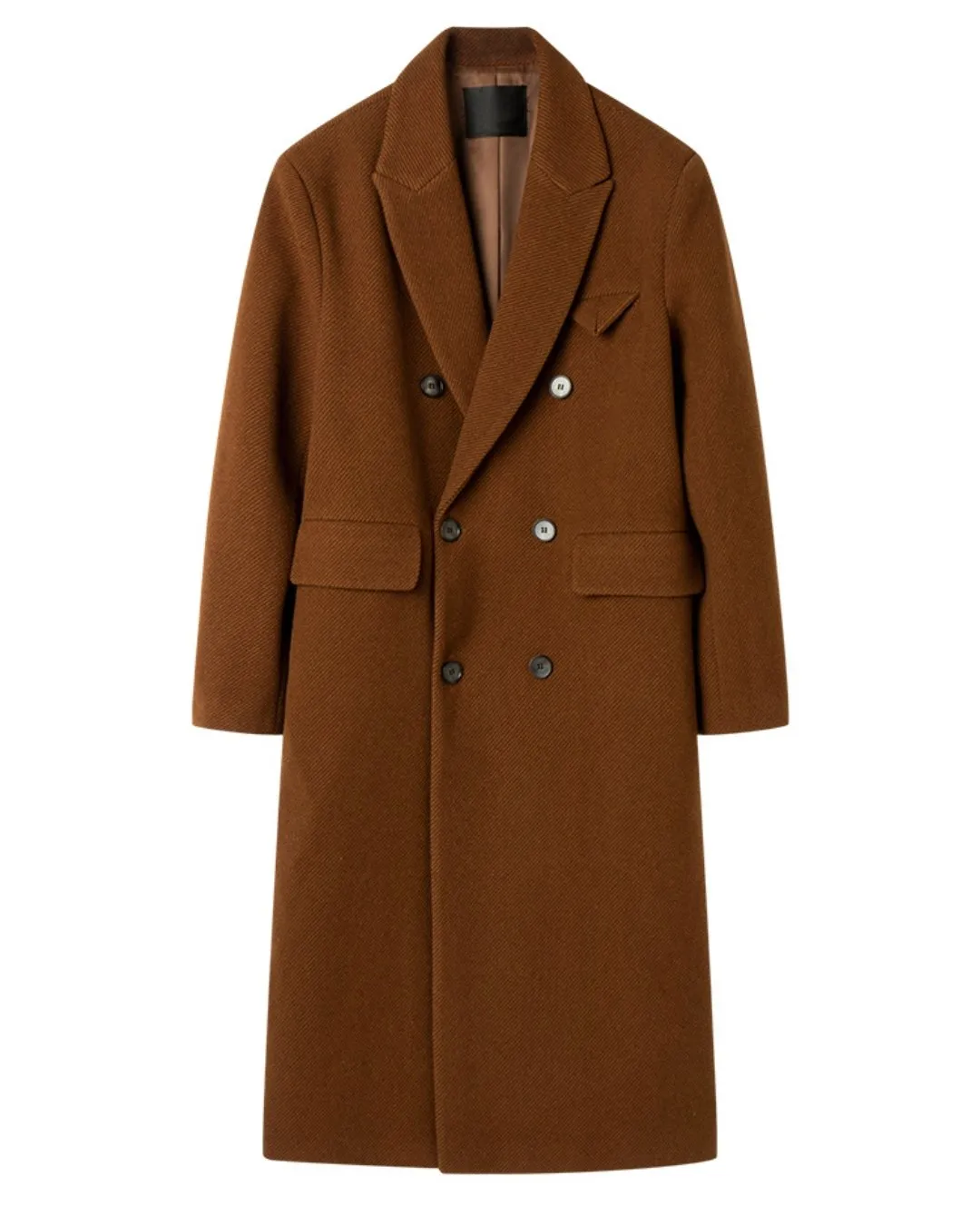 MIDDLE LENGTH WOOL COAT BKC0099