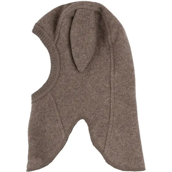 Mikk-Line Cotton Fleece Balaclava with Long Ears Melange Denver