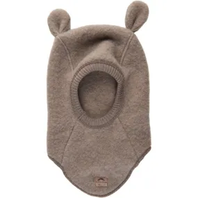 Mikk-Line Wool Balaclava w. Ears Melange Denver