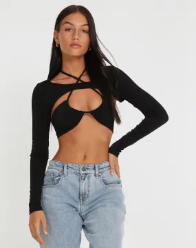 Ofir Crop Top in Black