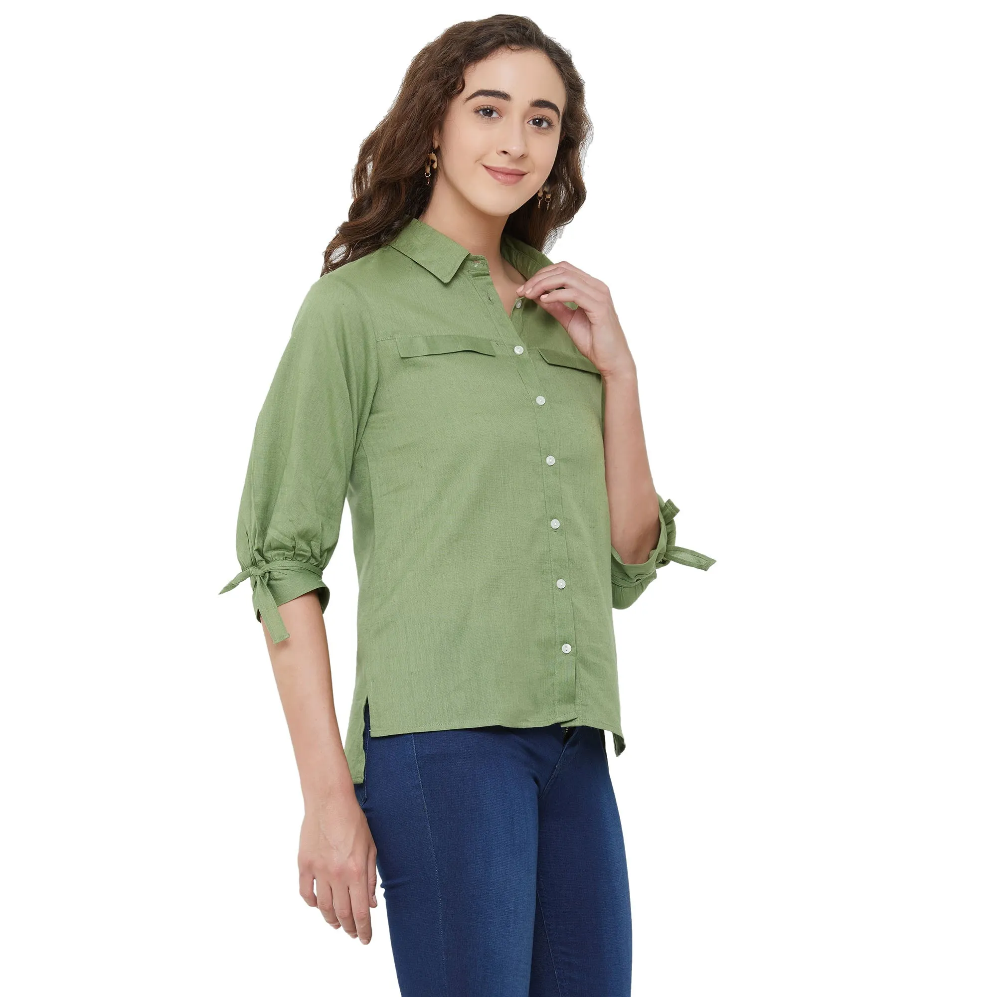 Olive Plane Shirt