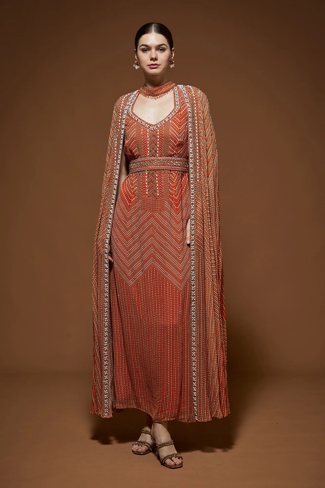 Orange Kaftan