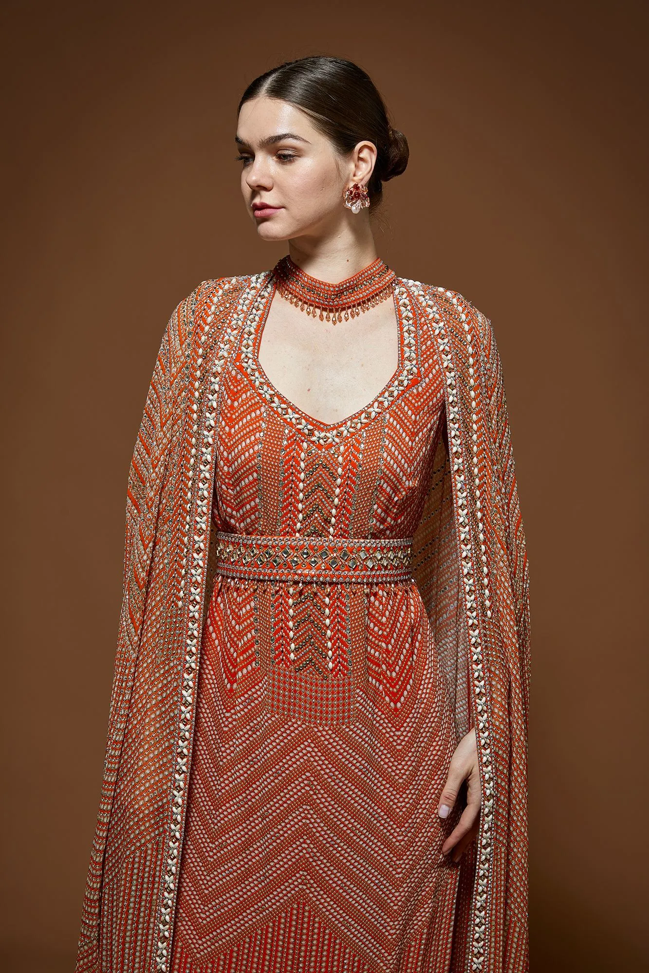 Orange Kaftan