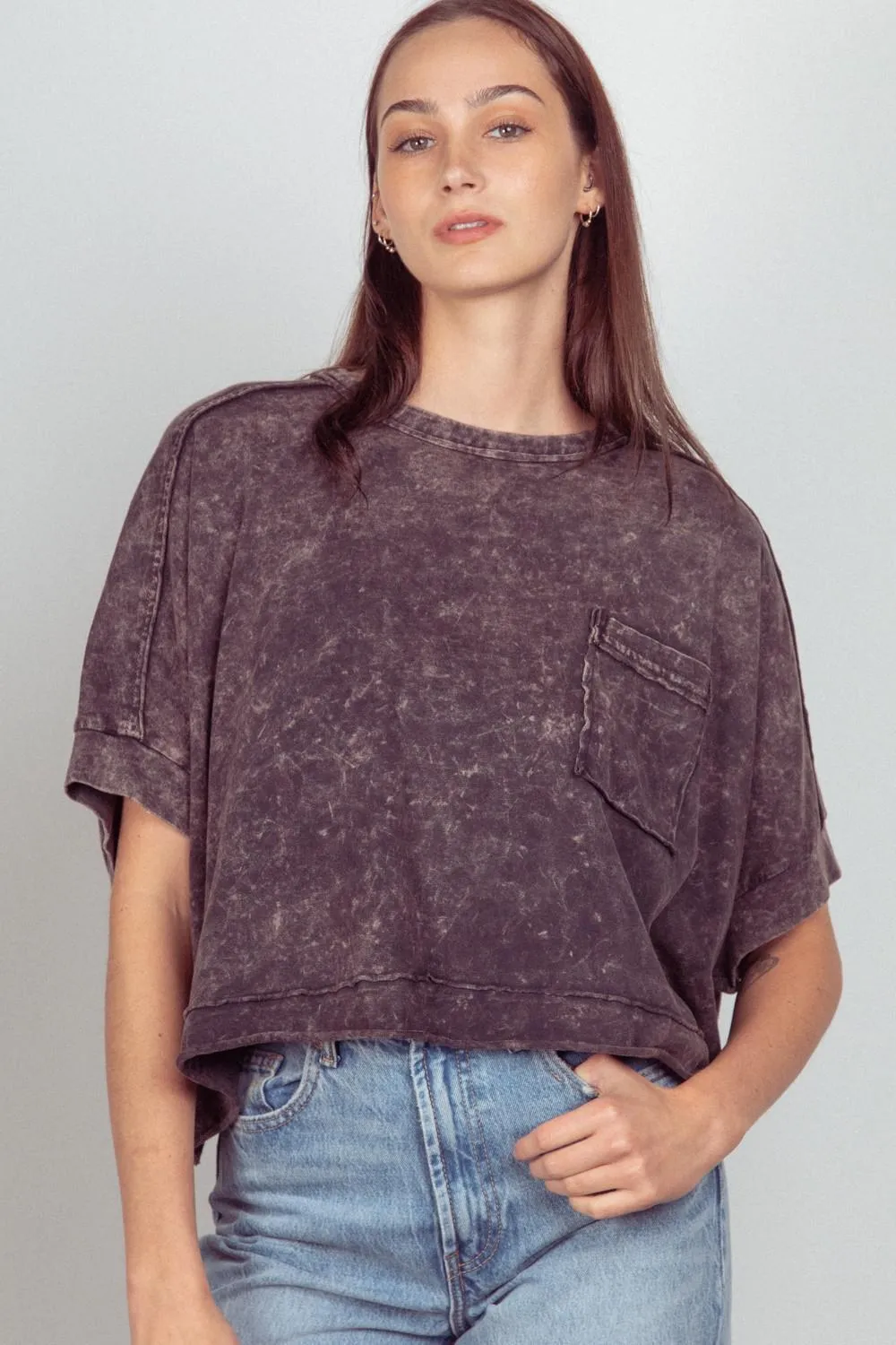 Oversized Washed Top