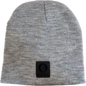 Pirates Press - PP Ship Patch - Uncuffed Beanie - Heather Grey