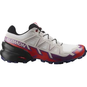 Salomon Women&#x27;s Speedcross 6 White/Sparkling Grape/Fiery Red | Buy Salomon Women&#x27;s Speedcross 6 White/Sparkling Grape/Fiery Red here | Outnorth