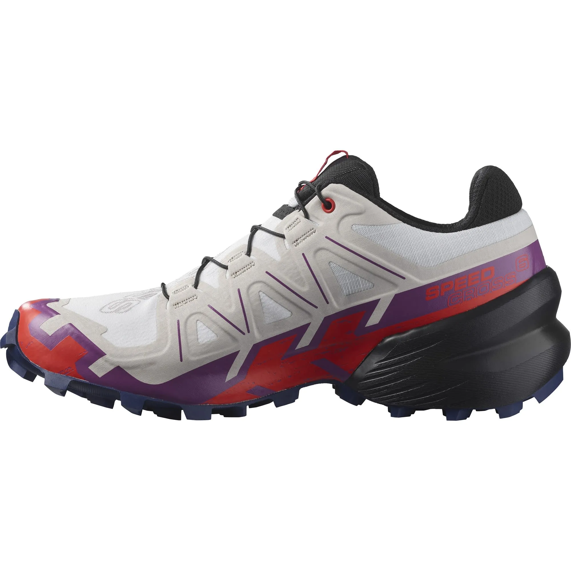 Salomon Women&#x27;s Speedcross 6 White/Sparkling Grape/Fiery Red | Buy Salomon Women&#x27;s Speedcross 6 White/Sparkling Grape/Fiery Red here | Outnorth