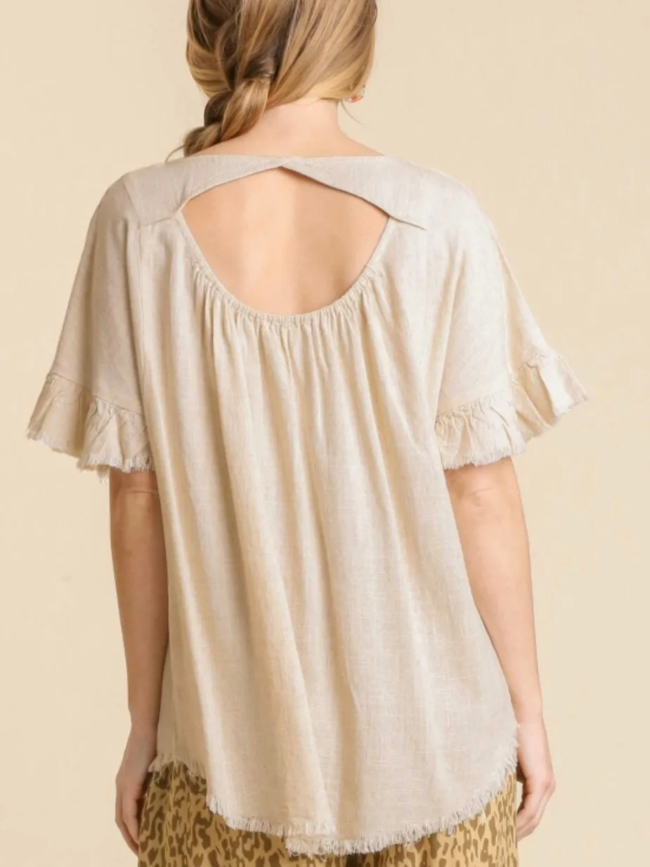 Selah Top - Oatmeal