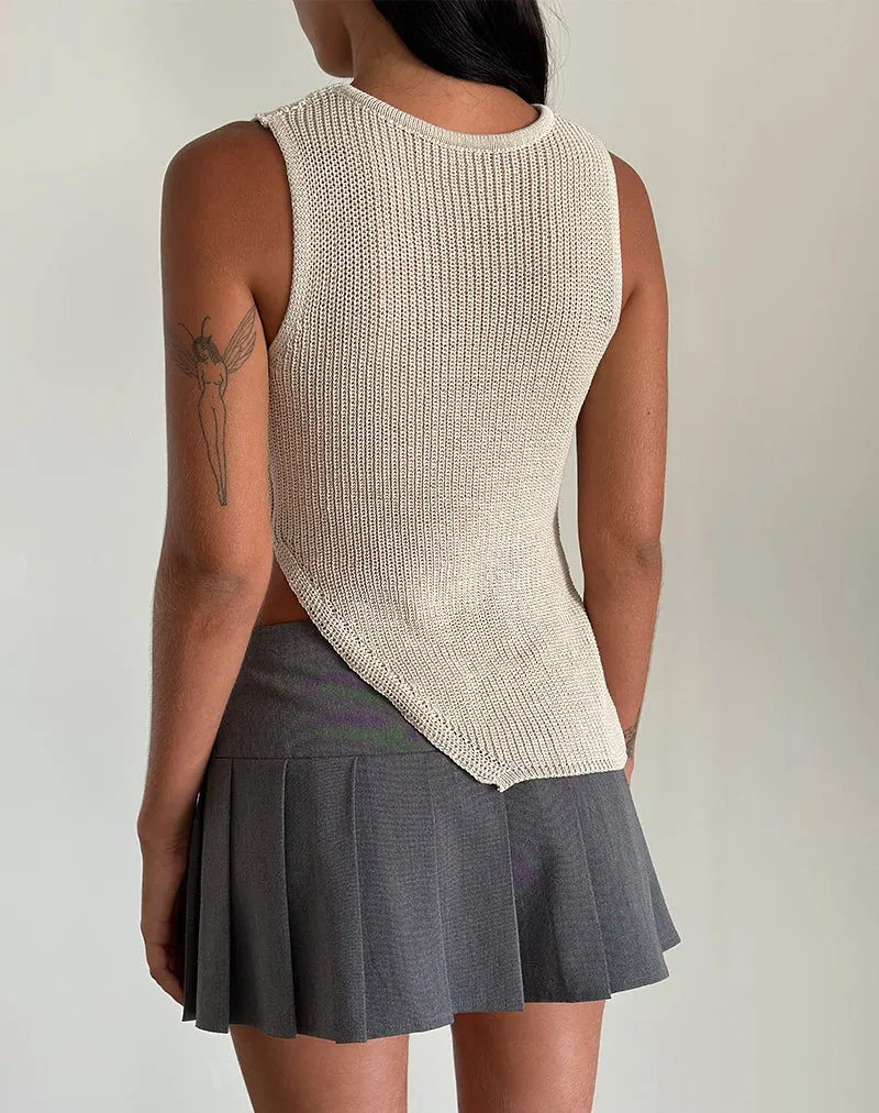 Shartina Tank Top in Natural Knit