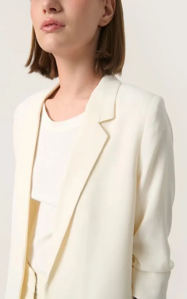 Soaked In Luxury- Shirley Blazer in Whisper White