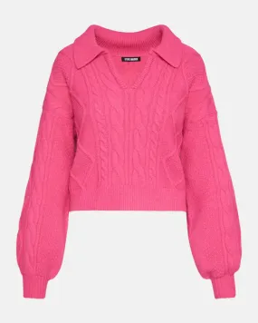 STE Cay Sweater in Fuschia